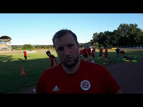 Michael Dingels, FSV Salmrohr, nach dem Auftakttraining der Sommervorbereitung