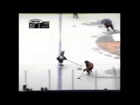 February 21 2004 Sabres at Islanders Arron Asham goal from Jason Blake and Kenny Jonsson
