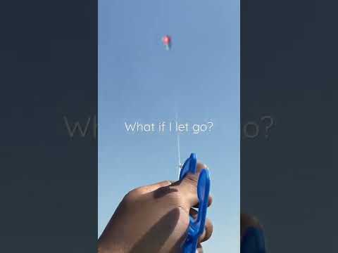 Flying a kite on a windy Oklahoma Easter Sunday. jesus has risen