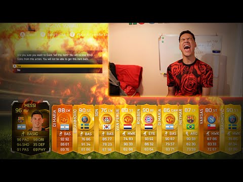 20 x 100K DISCARD PACKS NOOOOO!!! FIFA 15