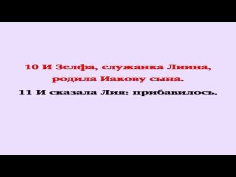 Видеобиблия. Бытие. Глава 30