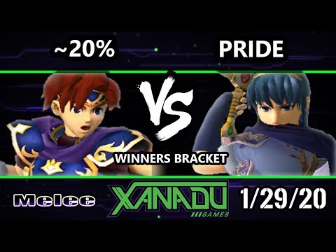 S@X 339 SSBM - ~20% (Fox, Roy) Vs. Pride (Fox, Marth) Smash Melee Winners Round 2