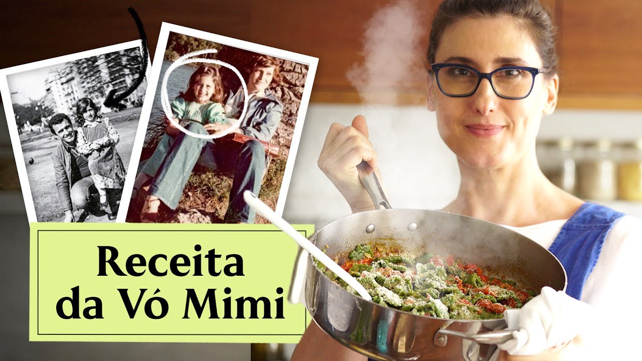 Massa de espinafre com molho rústico