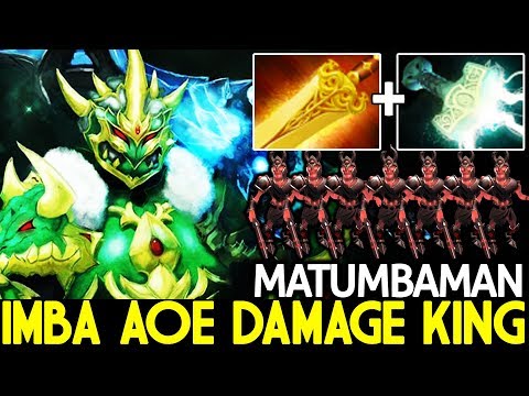 MATUMBAMAN [Wraith King] TOP Immortal Carry Imba AOE Damage 7.22 Dota 2