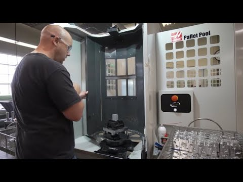 Haas UMC-500SS with 16-Station Pallet Pool at Clippard Instrument Lab