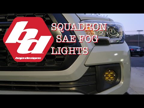 Baja Designs - Toyota Tacoma/Tundra/4runner Squadron SAE Fog Light Kits Install