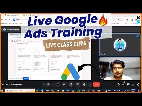 Live Google ads facebook ads Personalized Training 0nly at 9999