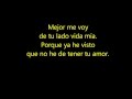 Mejor Me Voy - Chelo (con letra)