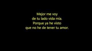 Mejor Me Voy - Chelo (con letra)