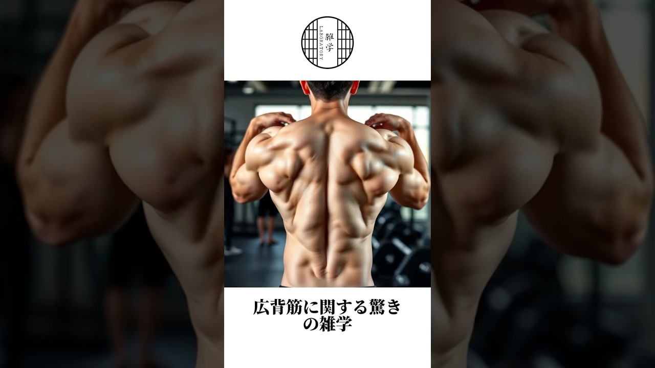 広背筋に関する驚きの雑学…筋トレマニア必見　#筋トレ #筋力 #広背筋