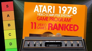 Atari 1978 ULTIMATE Atari 2600 Tier List - ALL '78 VCS GAMES RANKED