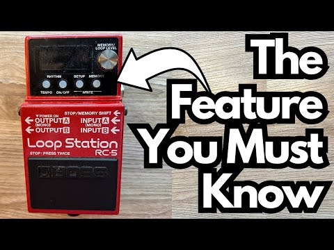The BOSS RC-5 - Arguably the Best Feature..