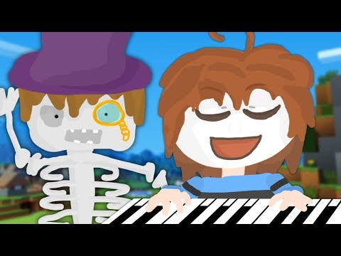 Skelette und Musik  「Minecraft: Master Builders」
