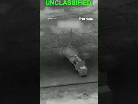CENTCOM shares NEW footage of mission targeting Iranian assets #foxnews #shorts #iran