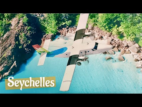 Air Seychelles ✈️ Spectacular scenic flight from Mahe to Praslin 🌴