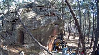 Video thumbnail of Cíclope, 7b+ (sit). Albarracín