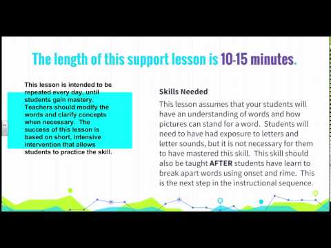 Isolating Phonemes RF.K.2d