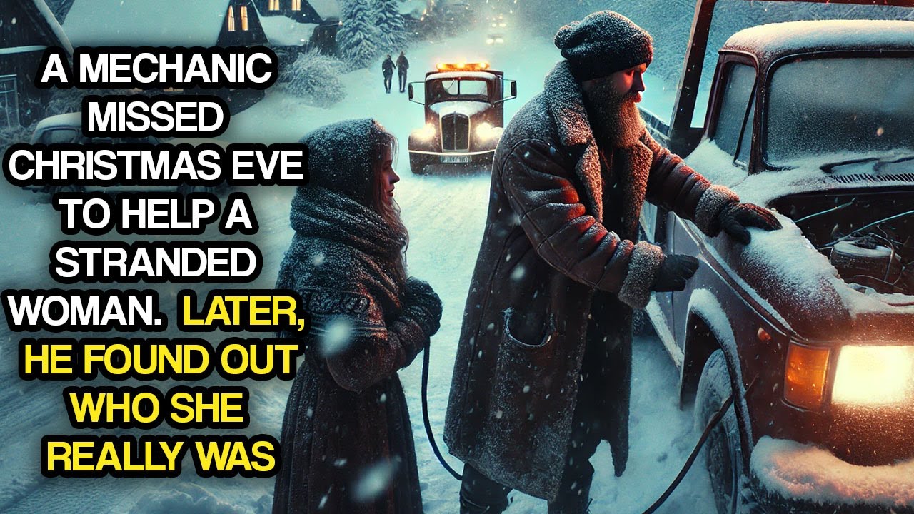 A Mechanic Missed Christmas Eve To Help A Stranded Woman. Later, He Found Out Who She Really Was