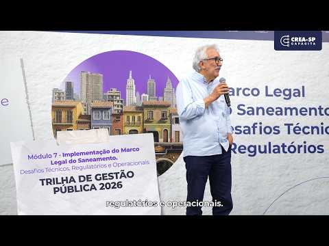 Módulo 7 da Trilha de Gestão Pública 2026 em Penápolis, São Paulo | Crea-SP Capacita
