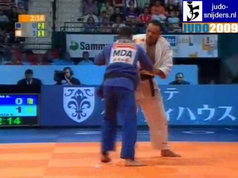 Judo 2009 Rotterdam: Sergiu Toma (MDA) - David Alarza (ESP) [-90kg].