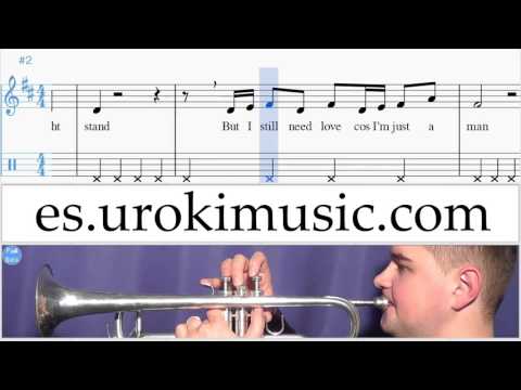 Como Tocar Trompeta Sam Smith Stay With Me Parte#2 Clases Notas Musicales Tutorial Tablatura
