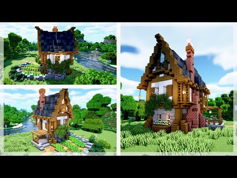 BlueNerd - EPIC Minecraft Farm House That's EASY To Build