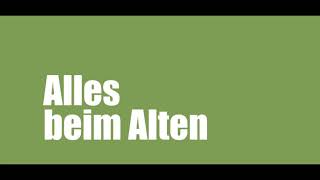 Alles beim Alten - Live Music Video