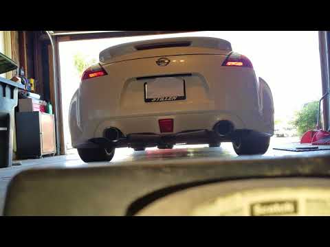 Nissan 370z Megan Racing resonated test pipes