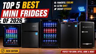 Top 5 Best Mini Fridges of 2026 🔥 Best Compact Refrigerators for Dorms, Offices & Bedrooms
