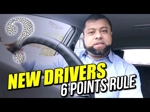 New Driver 6 Points Rule - 6 Points Penalty Rule For New Drivers!