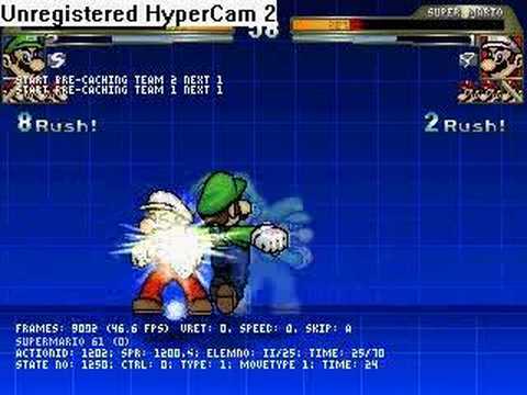 SS Mario MUGEN Ep.1 - Attack of da clones