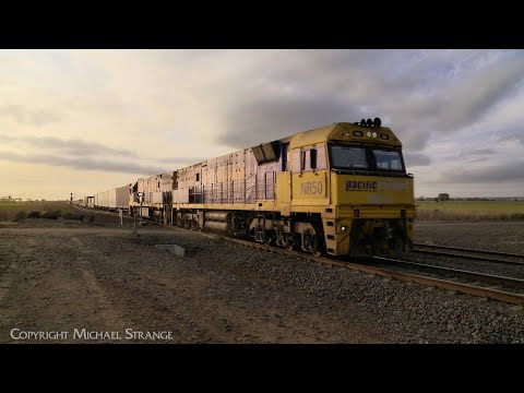 2PM5 Pacific National Container Train At Buchter Road, Gheringhap (2/11/2023) - PoathTV Railways