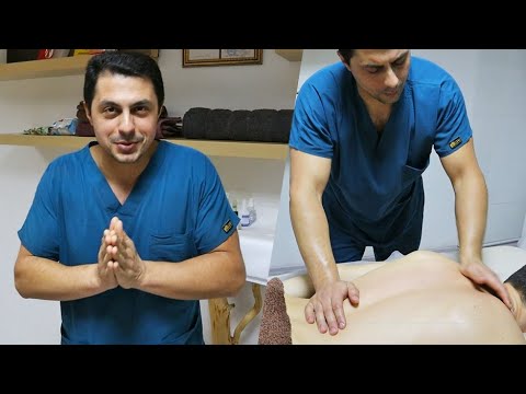 ASMR Super intense back massage by Spartak