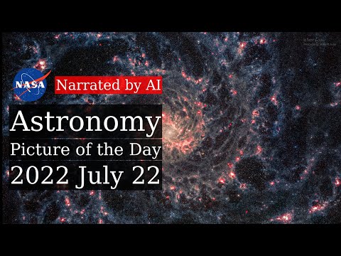 APOD: 2022-07-22 - Spiral Galaxy M74: A Sharper View (Narrated by Brian)