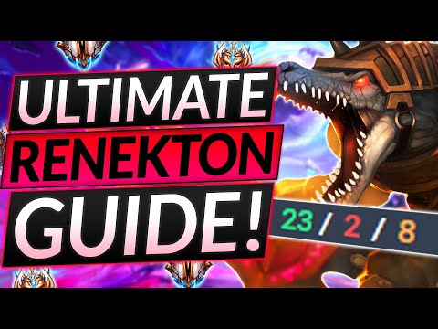 NEW UPDATED RENEKTON GUIDE - BEST TIPS, BUILDS, COMBOS and Mechanics - LoL Guide