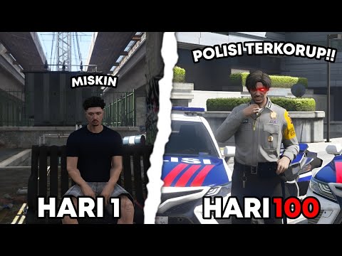 100 DAYS IN GTA 5 FROM POOR TO BECOMING A CORRUPT POLICEMAN