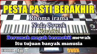 Download lagu PESTA PASTI BERKAHIR Karaoke Rhoma irama | Korg Pa3x (Chord&Lirik) Nada Cowok mp3
