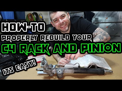 DIY! - REBUILD YOUR 1984-1987 C4 CORVETTE RACK AND PINION YOURSELF!