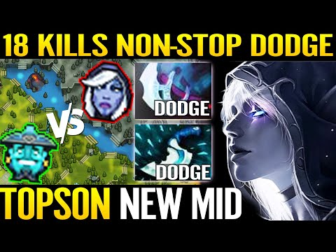 TOPSON [Drow Ranger] NEW MID HERO! 1 SOLO 4 18Kills Manta + Blink WTF DODGE 7.29 Dota 2 Pro Guide