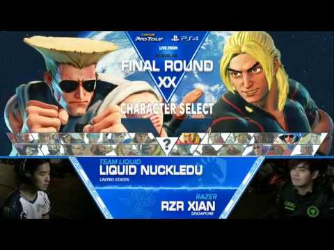 SFV: Liquid|NuckleDu vs RZR|Xian - Final Round XX Top 8 - CPT2017