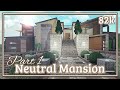 Bloxburg Neutral Mansion Speed Build Part 1