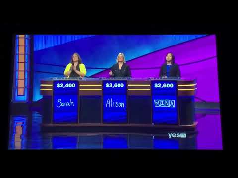 Jeopardy, Sarah Jett Rayburn Day 3; does that even exist ?? - 1st Daily Double (4/28/20)