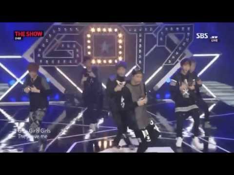 140128 The Show GOT7 - Intro + Girls Girls Girls