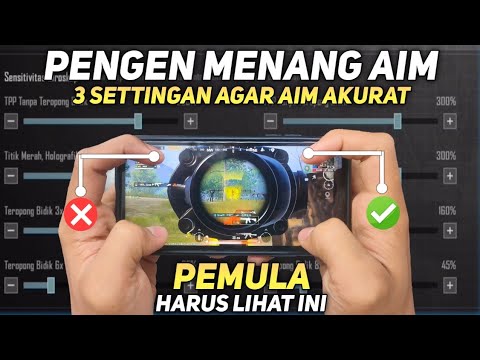 KESALAHAN CARA SETTING SENSITIVITAS PUBG MOBILE TERBAIK GYROSCOPE DAN NO GYROSCOPE