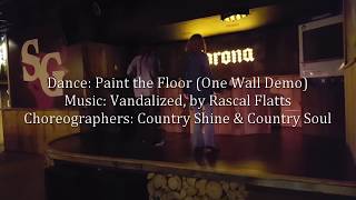 Paint The Floor - Vandalized, by Rascal Flatts - One Wall Demo