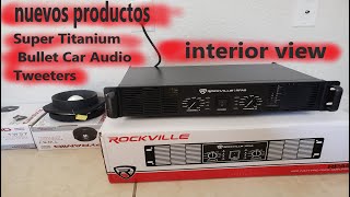 Video thumbnail for Rockville RPA5 1000 Watt Peak  500w RMS 2 Channel Power Amplifier ProDJ Amp by ALE 9410