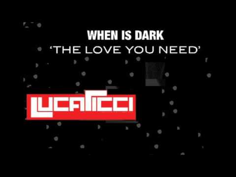 When Is Dark - the love you need (luca ricci original mix)
