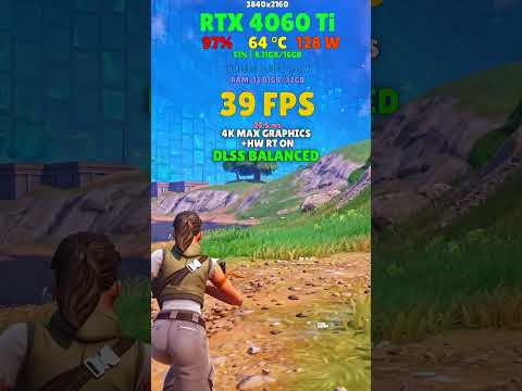 Fortnite 4K Max Graphics FPS - RTX 4060 Ti