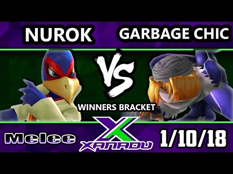 S@X 236 Melee - Nurok (Falco) Vs. Garbage Chic (Sheik) - Smash Melee Winners Bracket - SSBM