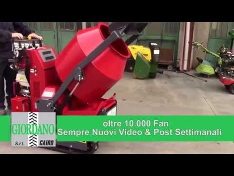 MOTOCARRIOLA CINGOLATA NUOVA GIOR 1000 CON BOTTE IMPASTATRICE - da Giordano Cairo